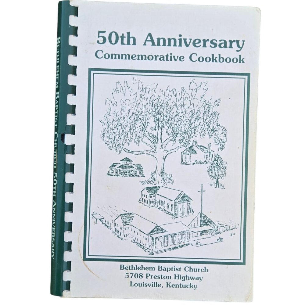 Bethlehem Baptist Church Cookbook Louisville Kentucky 1998 Recipe Book AS IS